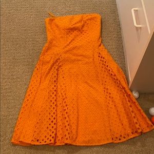 Orange dress